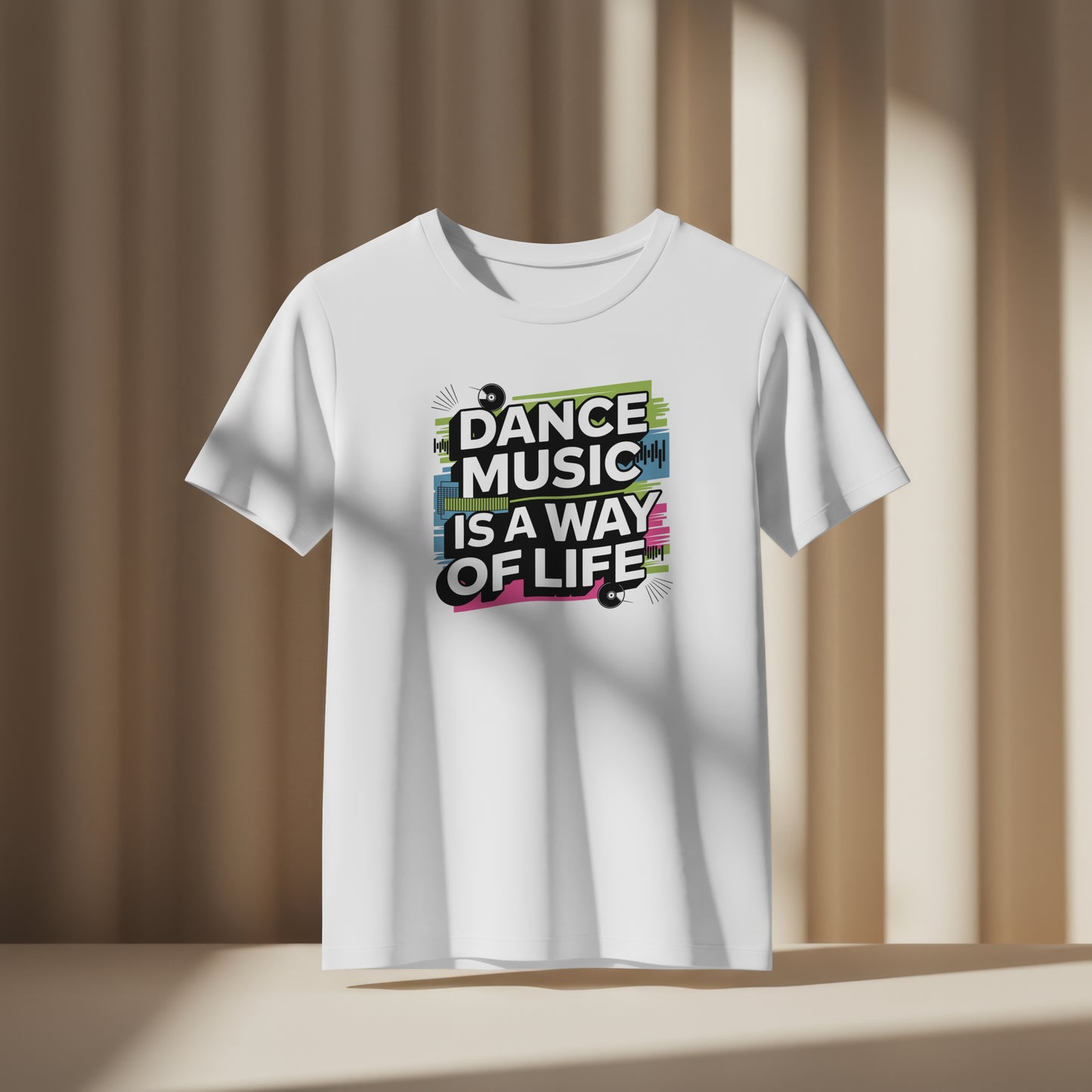 Dance music Unisex Cotton T-Shirt - Dance music 7 / S - T-shirt
