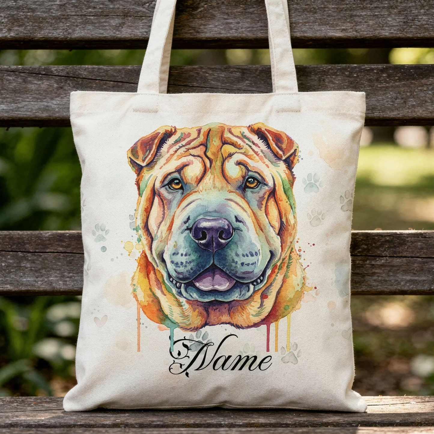 Memory Pet Mug Coaster Shirt & Tote – Personalized - Tote bag 100% cotton