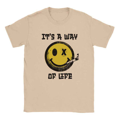 It' a way of life t-shirt for ravers. Unisex t shirt funny aesthetic t-shirts for preppy style lovers