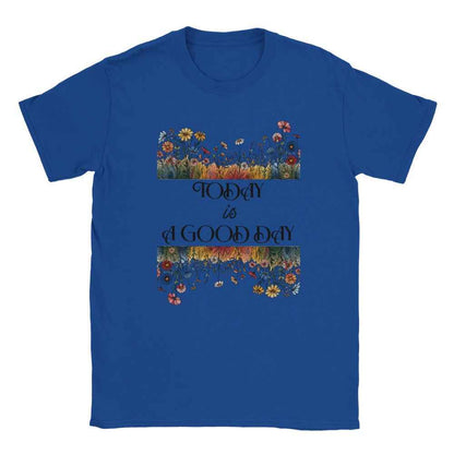 Today is a good day - Unisex t shirt aesthetic floral  t-shirts for preppy style lovers