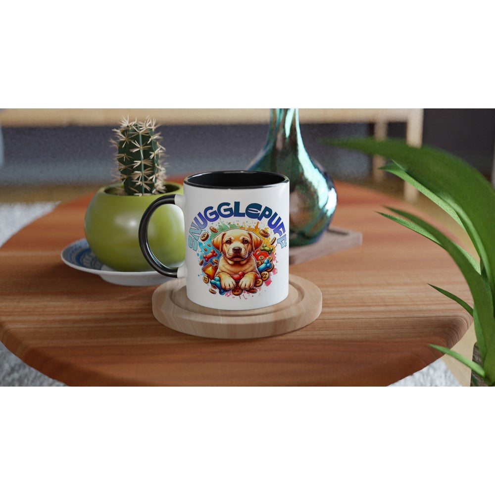 Snugglepuff Golden Retriever puppy Mug - Print Material