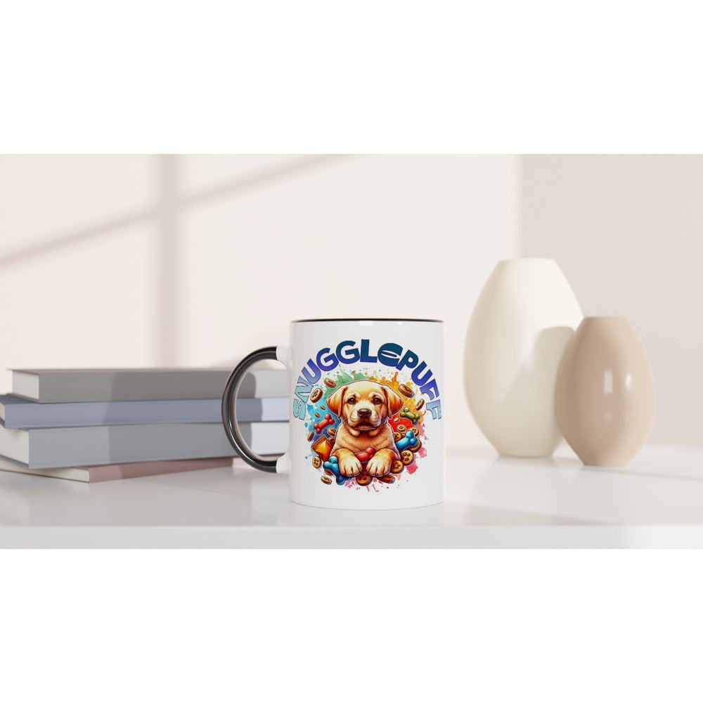 Snugglepuff Golden Retriever puppy Mug - Print Material