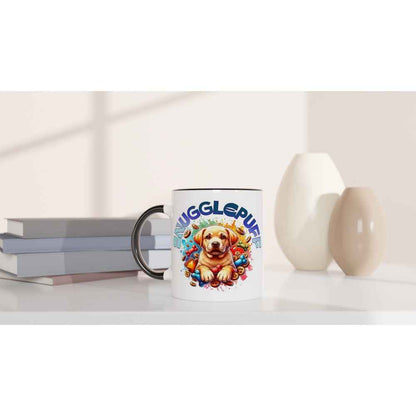 Snugglepuff Golden Retriever Puppy 250ml Ceramic Mug – Adorable Gift for Golden Retriever Lovers