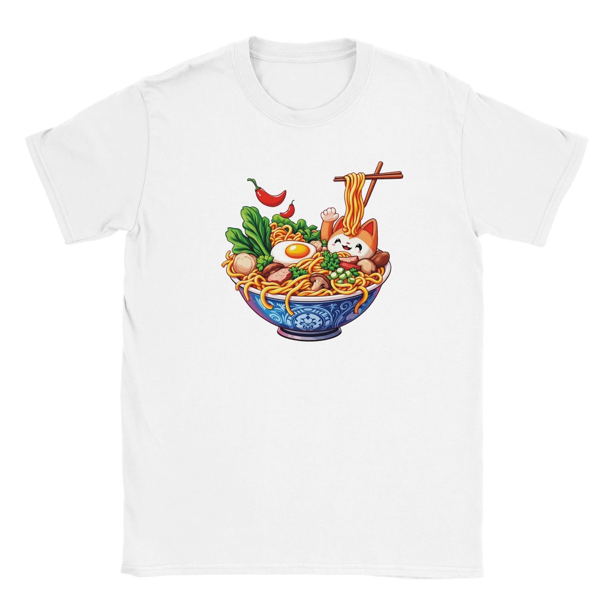 Ramen Lovers T-Shirt - Funny 100% Cotton Tee for Noodle Enthusiasts - Foodie Gift - White / S - T-shirt