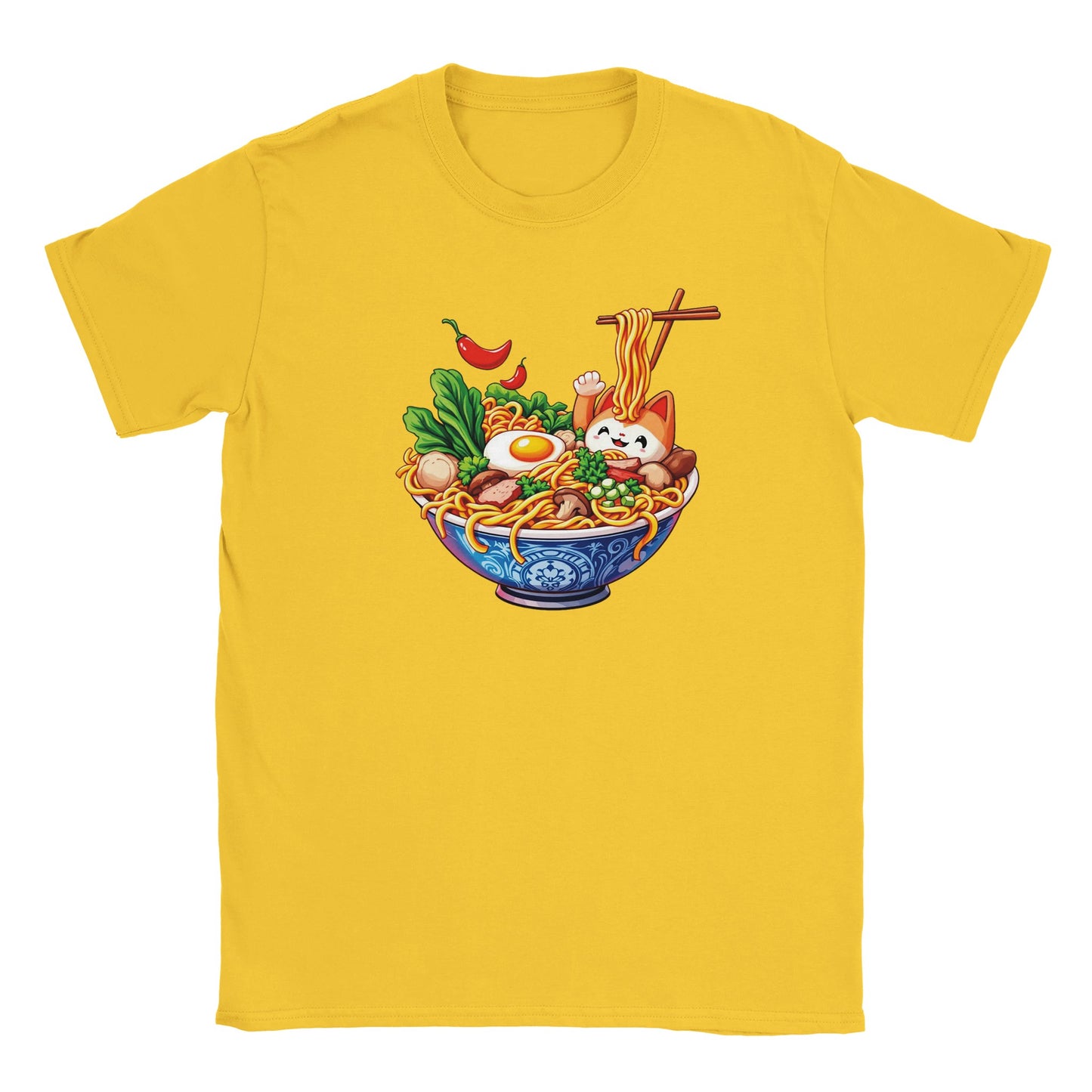 Ramen Lovers T-Shirt - Funny 100% Cotton Tee for Noodle Enthusiasts - Foodie Gift - Daisy / S - T-shirt