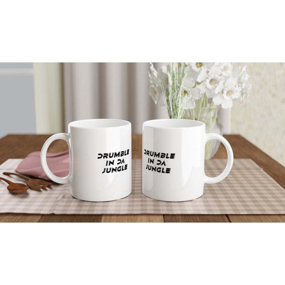 Drumble in da Jungle Mug - Ceramic Raver Cup - Perfect for Events & Daily Use - Mug