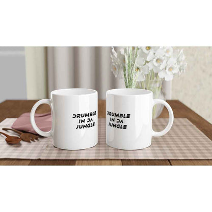 Drumble in da Jungle Mug - Ceramic Raver Cup - Perfect for Events & Daily Use