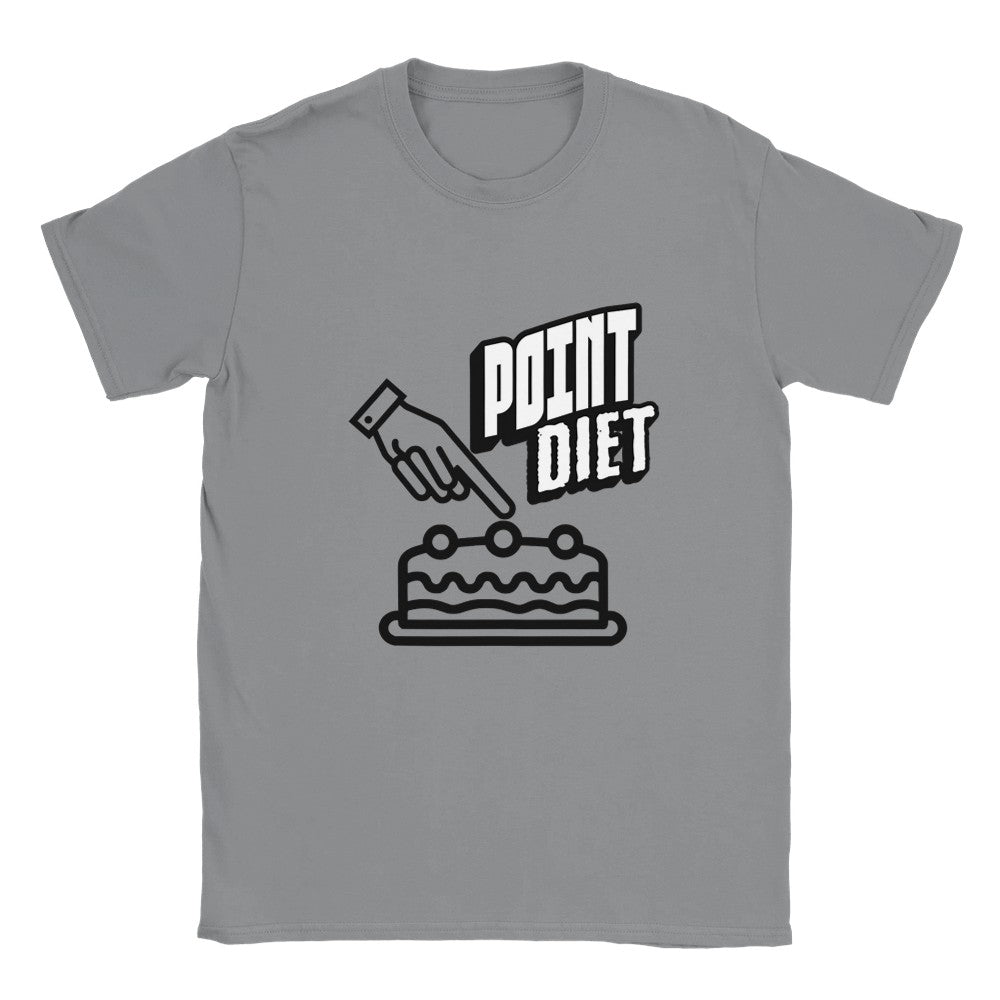 Point Diet T-Shirt - Fun Graphic Tee - Soft & Stylish Gift - Rs Sport Grey / S - T-shirt