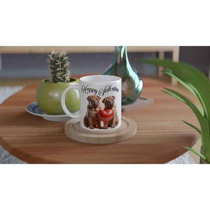 Romantic Shar Pei Mug - Adorable Gift for Valentine's Day - Cute Pet Lover Gift