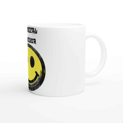 Smiley Face Raver Mug Chemical surviver – 250ml Ceramic Cup for Dance Lovers