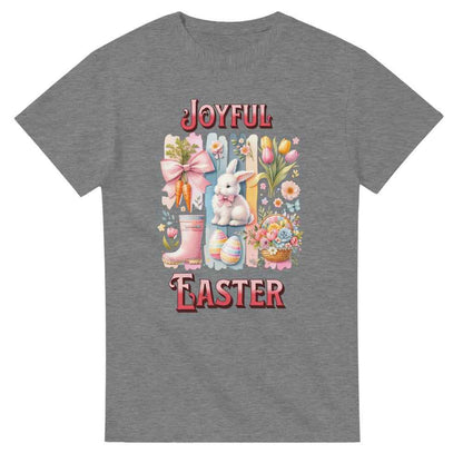 Joyful Easter T-Shirt | Cute Bunny & Egg Design | Perfect for Spring