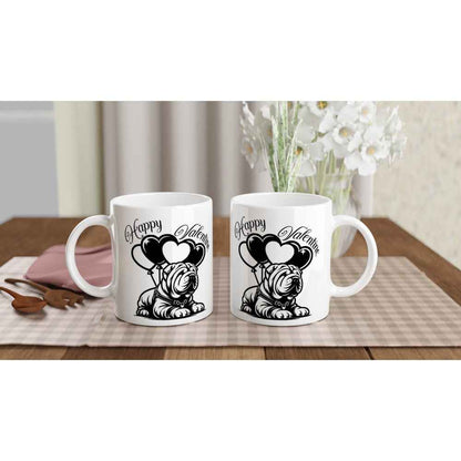 Romantic Shar Pei Mug - Perfect Gift for Valentine’s Day - Cute Ceramic Dog  Cup