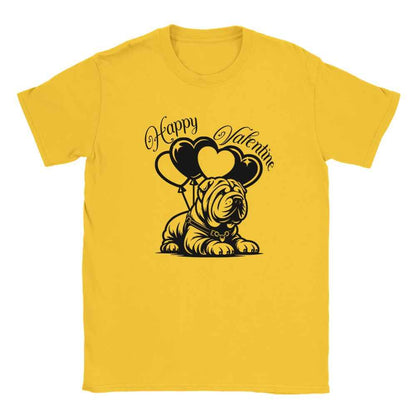 Romantic Shar Pei T-Shirt - Cute Valentine's Gift - Soft Feel Tee