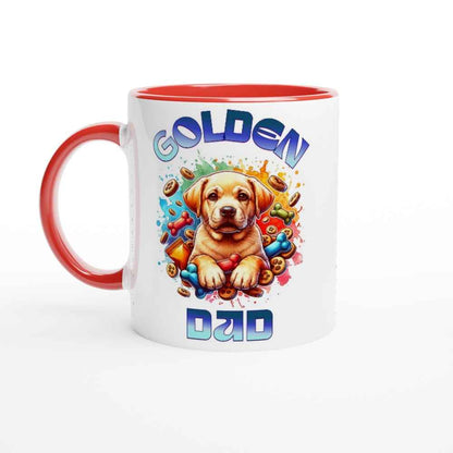 Golden Retriever Dad 250ml Ceramic Mug – Cute Gift for Golden Retriever Dads | Perfect for Father's Day