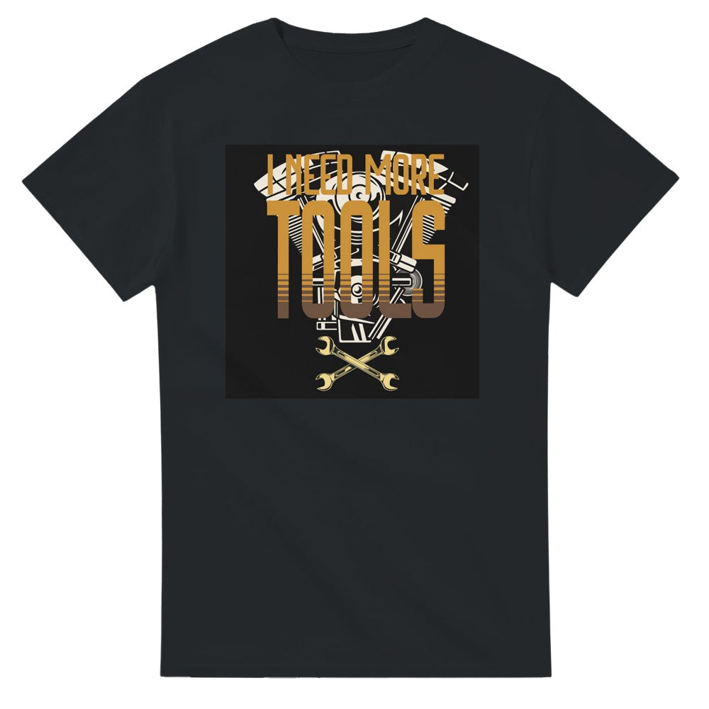 Mechanic’s cotton T-shirt Gift for mechanic I need more tools. - Black / S - T-shirt