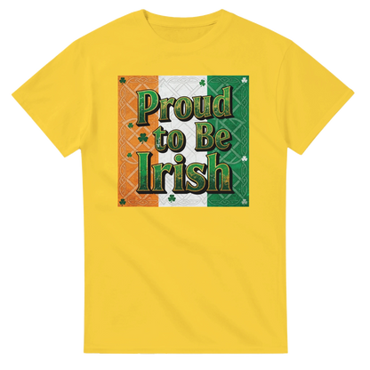 Proud to be Irish T-Shirt | Classic Fit Heavyweight Cotton Tee