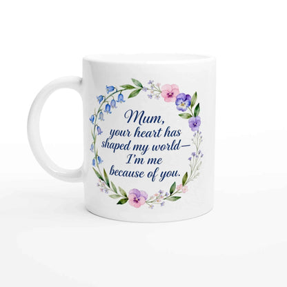 Mother’s Day Poem Mug – Happy Mother’s Day Gift – 250ml Ceramic Colour Accent Mug UK