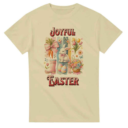 Joyful Easter T-Shirt | Cute Bunny & Egg Design | Perfect for Spring