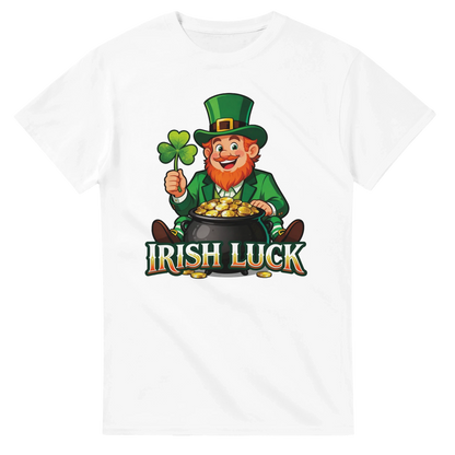Irish Luck Leprechaun T-Shirt | Classic Fit Cotton Tee