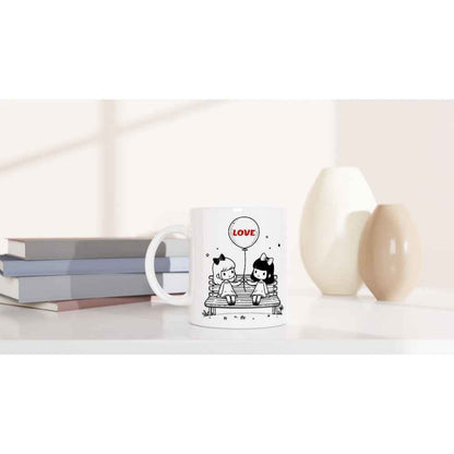 Romantic Mug Friendship - Cute Love Design - Perfect Valentine Gift