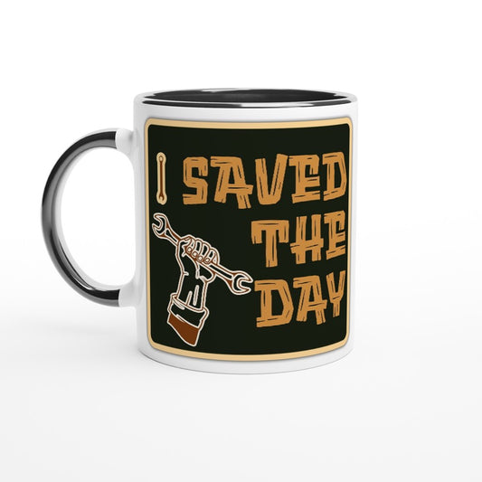 Funny Mug for mechanic White 250ml Ceramic Mug - Ceramic Black - Mug