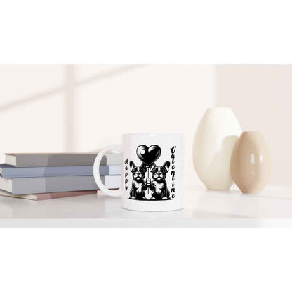 Cute French Bulldogs mug romantic gift for Valentine