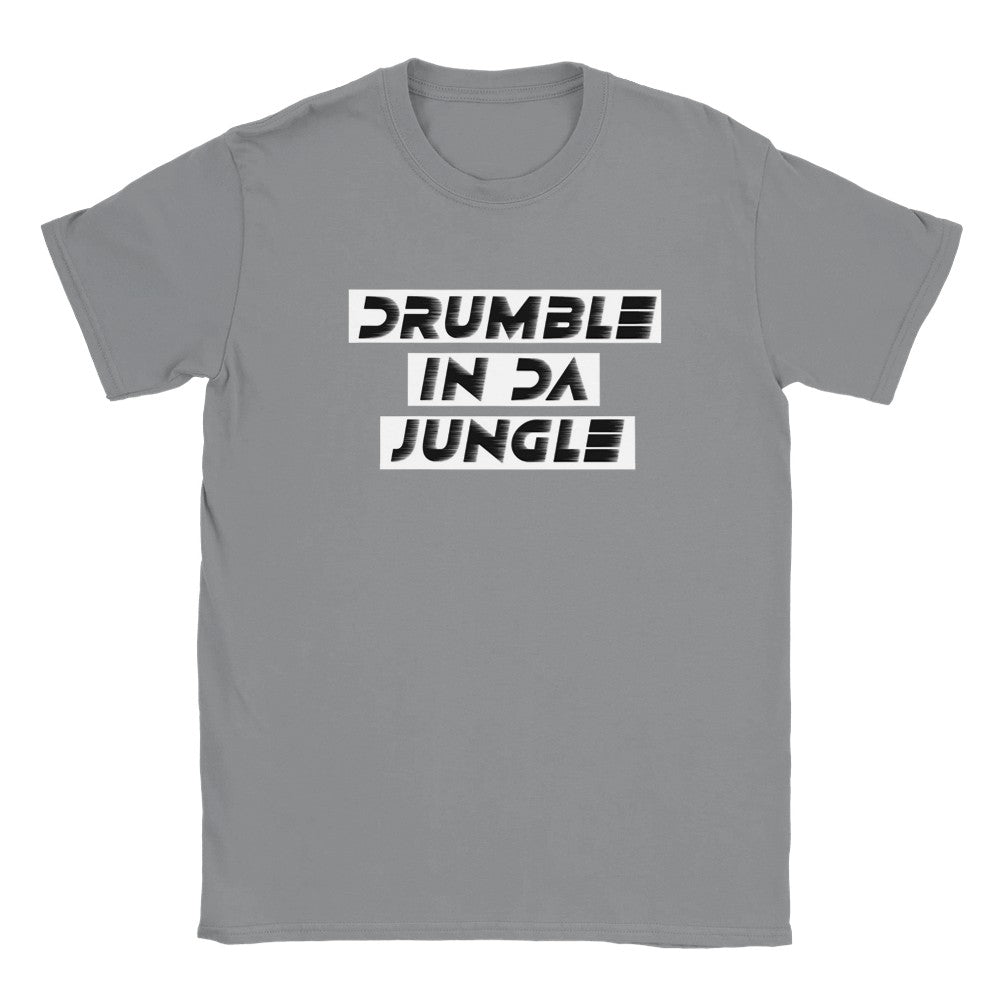 Drumble In The Jungle Rave T-Shirt - Soft Durable & Perfect for Parties - Rs Sport Grey / S - T-shirt