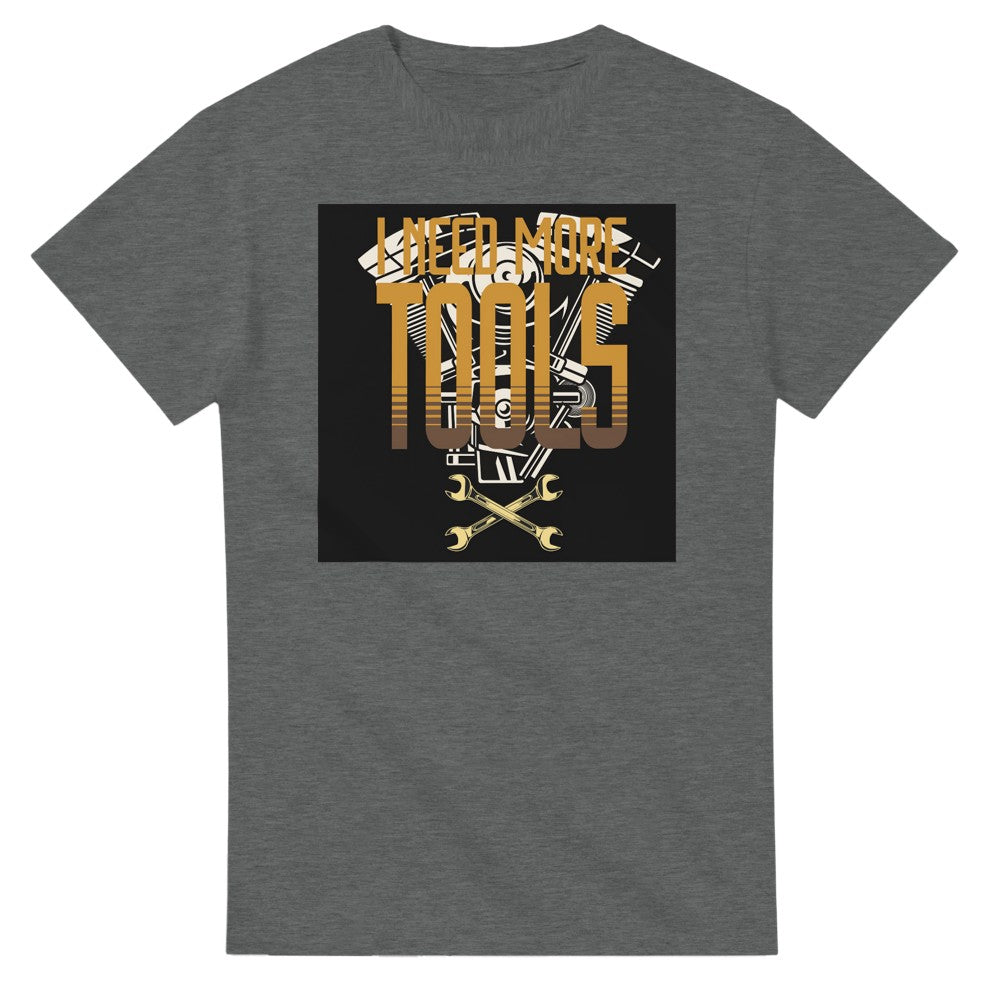 Mechanic’s cotton T-shirt Gift for mechanic I need more tools. - Graphite Heather / S - T-shirt