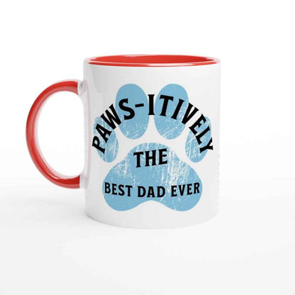 Pawsitively the Best Dad Ever Mug – Funny Dog Dad Gift | Perfect for Father's Day & Birthdays
