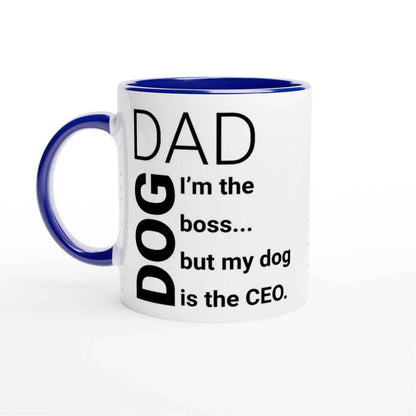Funny Dog Dad Mug – 250ml Ceramic Gift for Dog Lovers | Perfect for Father's Day & Birthdays