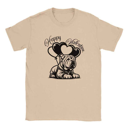 Romantic Shar Pei T-Shirt - Cute Valentine's Gift - Soft Feel Tee