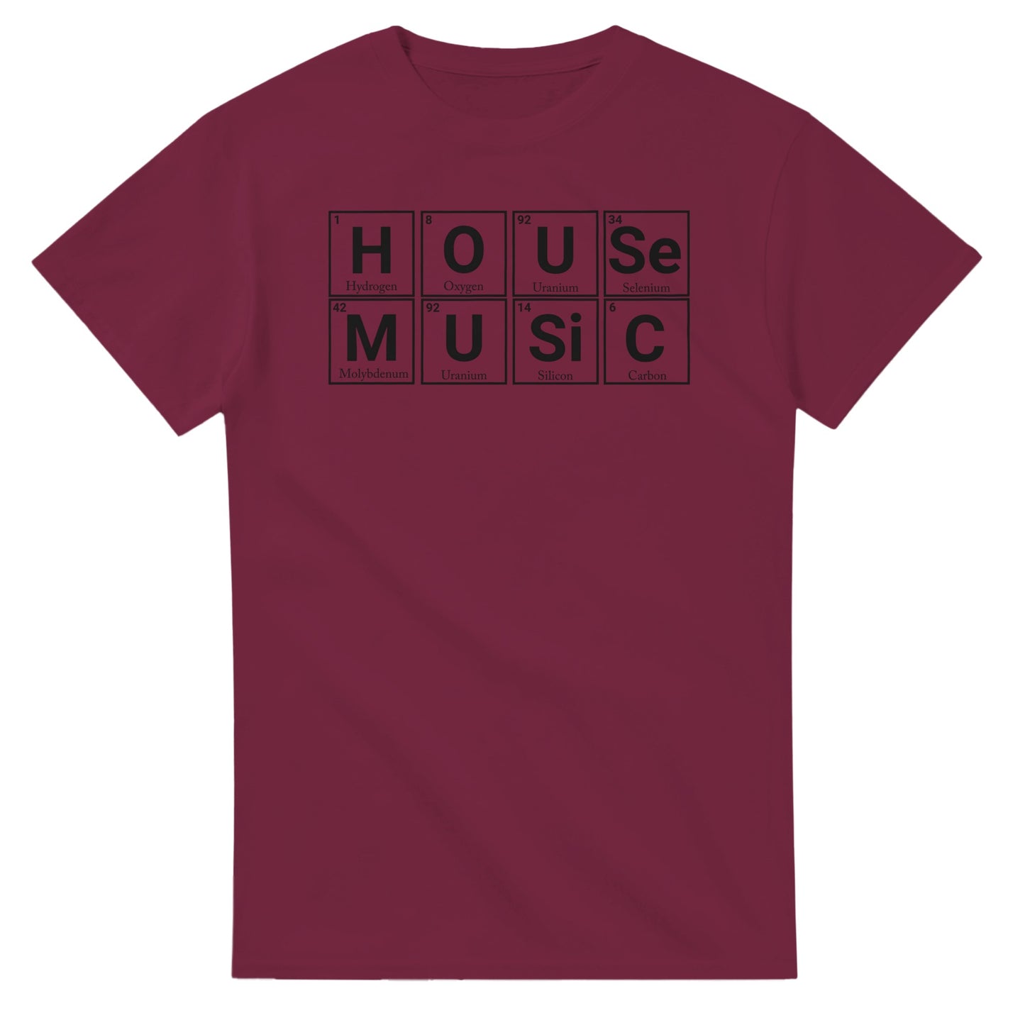 House Music Raver T-Shirt | Cool Cotton Tee for Dance Lovers | Perfect Rave Gift - Maroon / S - T-shirt