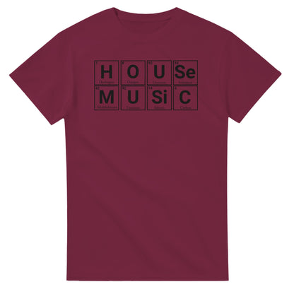 House Music Raver T-Shirt | Cool Cotton Tee for Dance Lovers | Perfect Rave Gift - Maroon / S - T-shirt