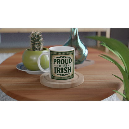 Irish Pride Mug – “Proud to Be Irish” St. Patrick’s Day Gift