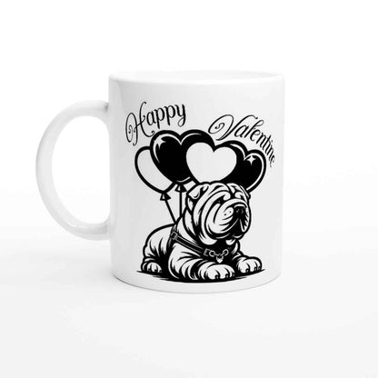 Romantic Shar Pei Mug - Perfect Gift for Valentine’s Day - Cute Ceramic Dog  Cup