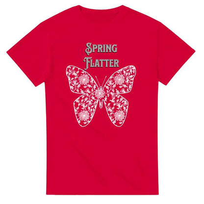 Cute Butterfly T-Shirt in lace style | Stylish 100% Cotton Tee | Casual Everyday Wear