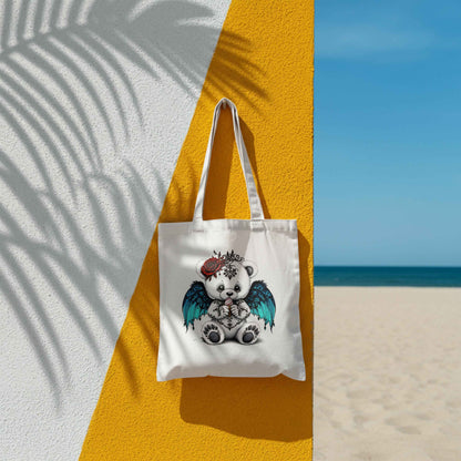 Fluffy Gothic Teddy Bear Collection – T-Shirt, Tile & Tote Bag (Copy)