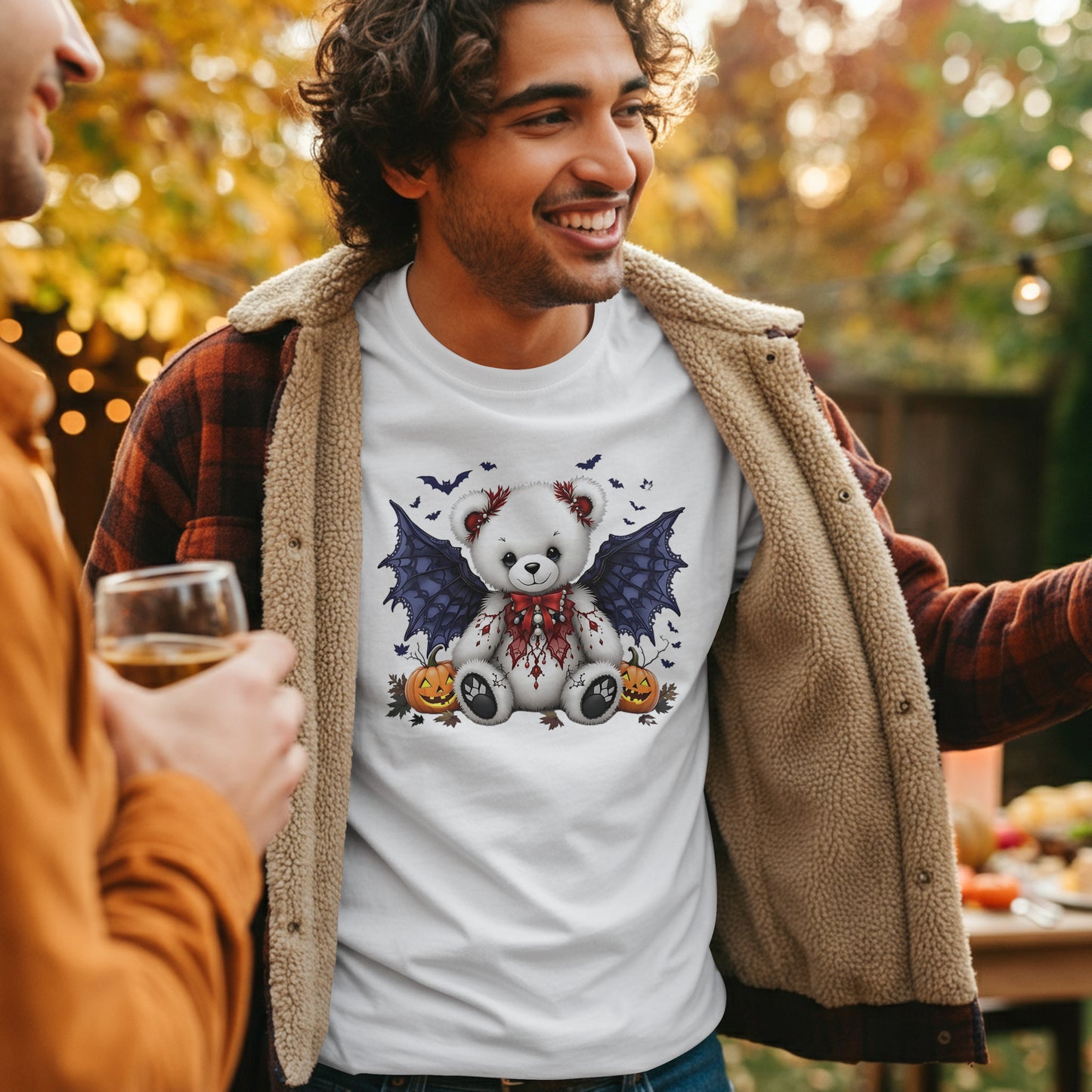 Spooky Cuteness Collection – Gothic Teddy Bears for Halloween! - T-shirt / Teddy 1 - T-shirt