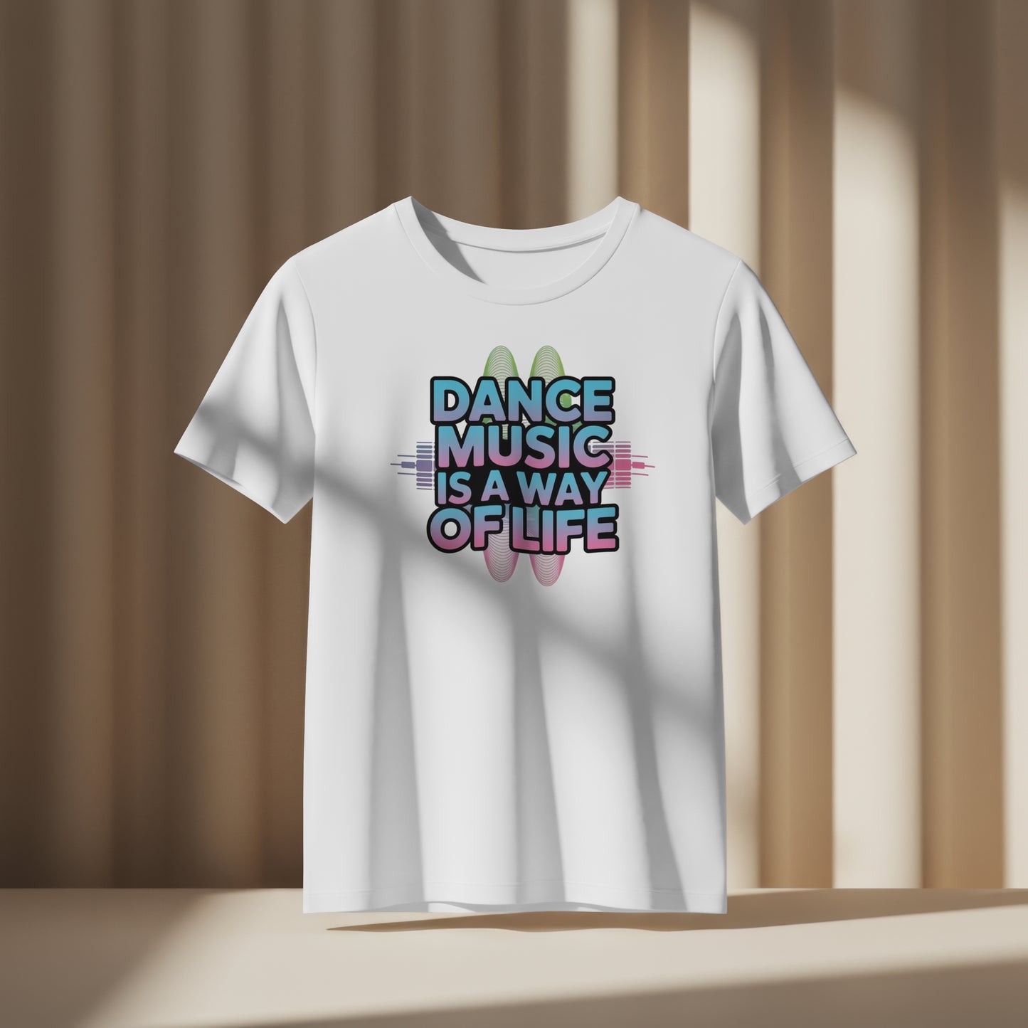 Dance music Unisex Cotton T-Shirt - Dance music 2 / S - T-shirt