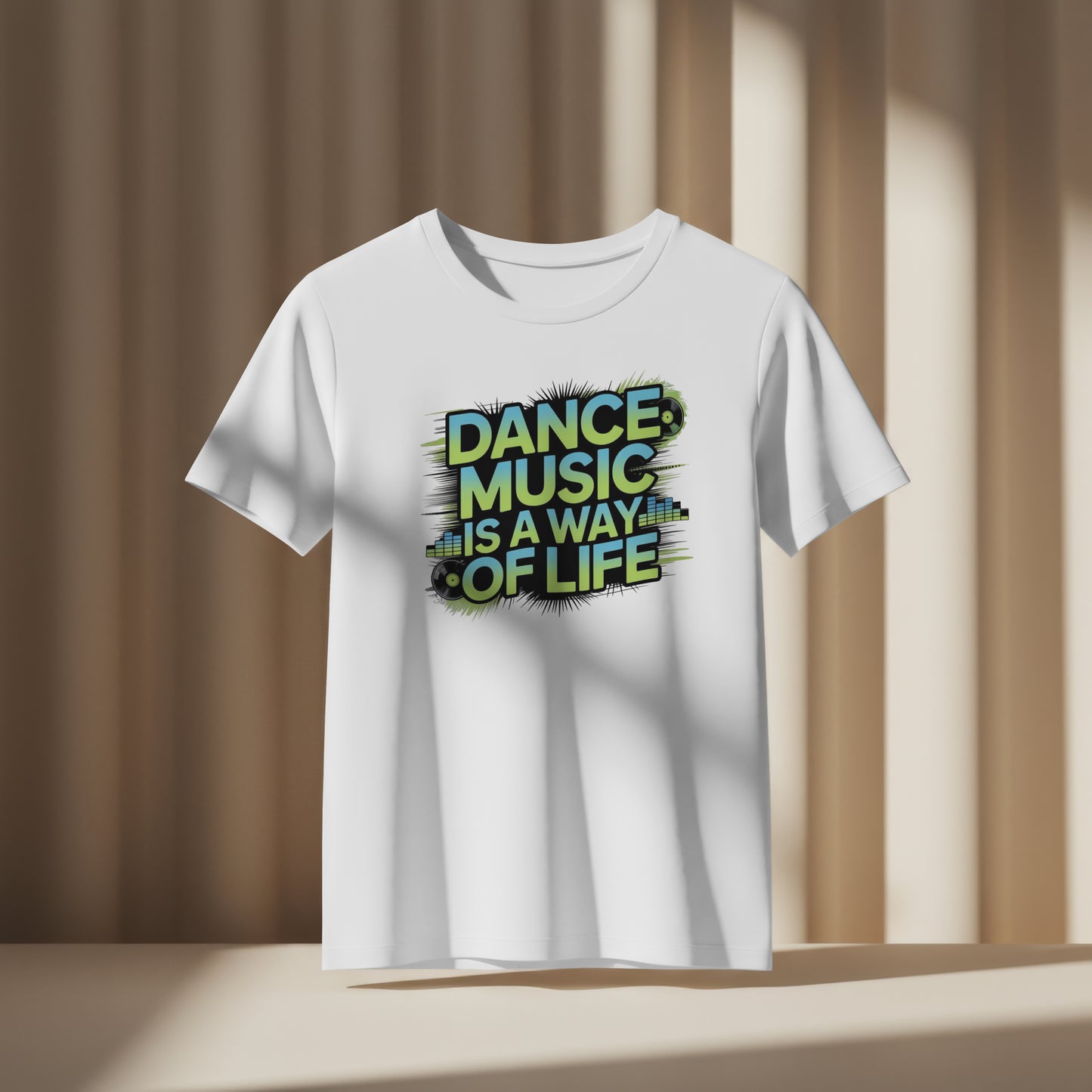 Dance music Unisex Cotton T-Shirt - Dance music 3 / S - T-shirt