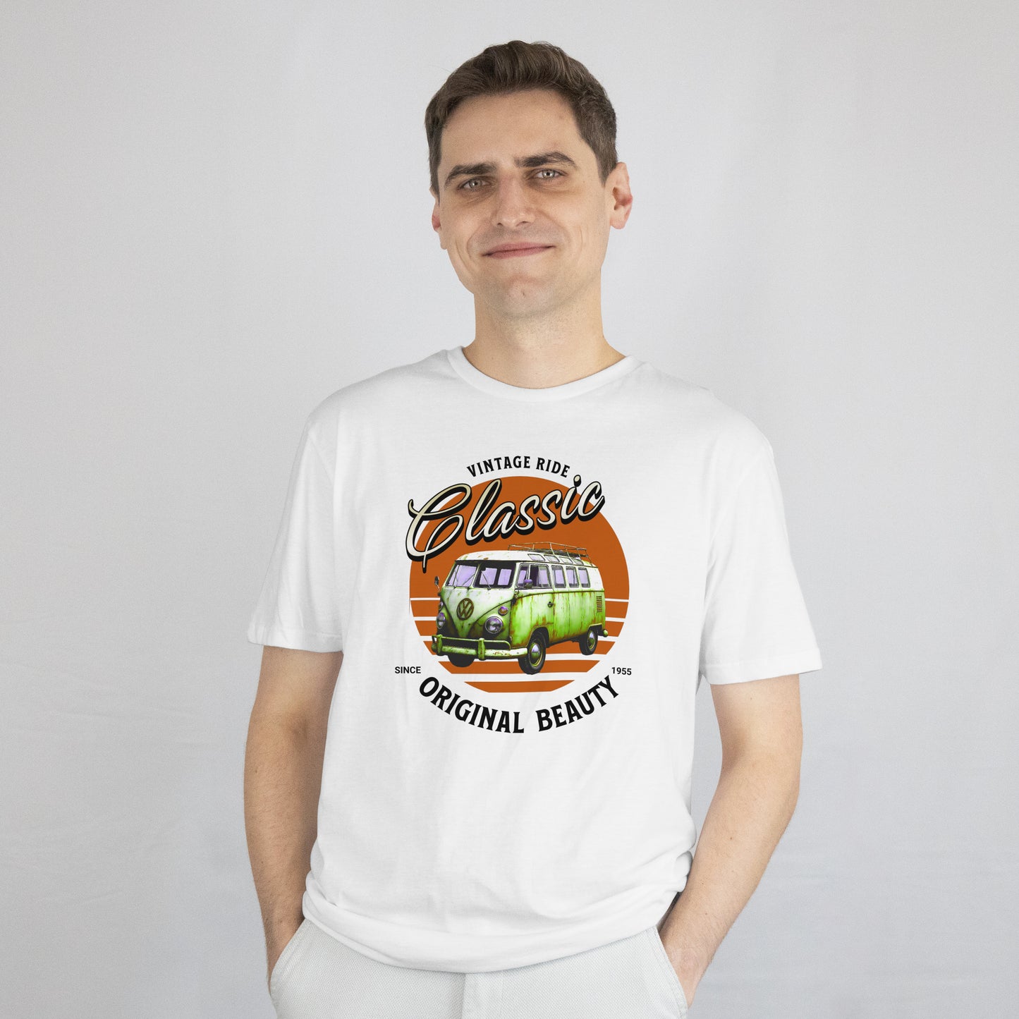 Classic original beauty unisex t-shirt. Different designs - S / White / Classic Van - T-shirt