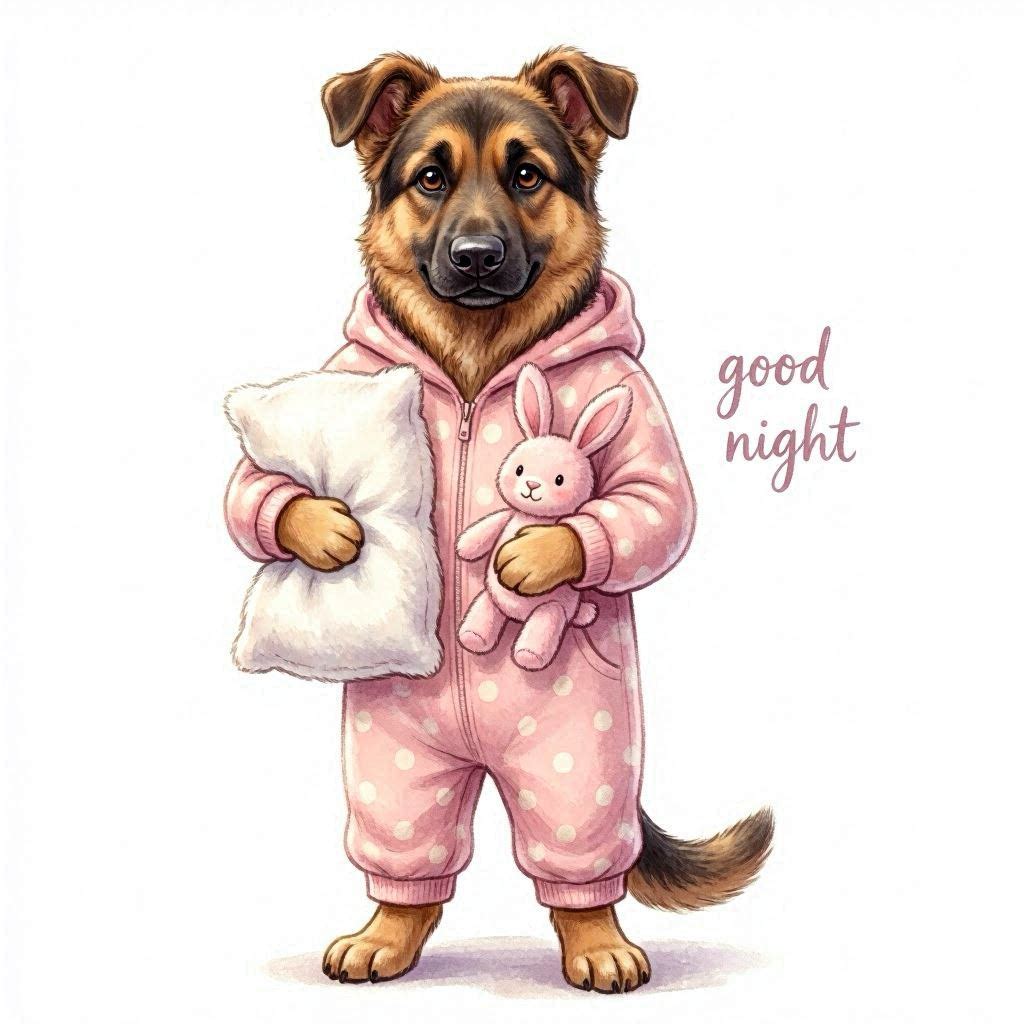 Puppy Girl Good Night Ceramic Mug – Cute Gift for Dog Lovers Different puppies Customized