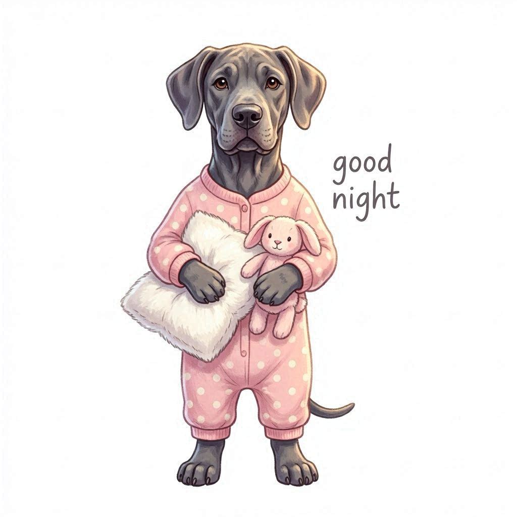 Puppy Girl Good Night Ceramic Mug – Cute Gift for Dog Lovers Different puppies Customized