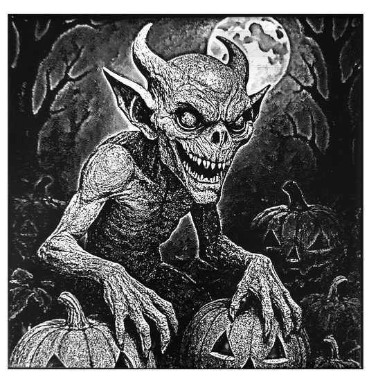 Spooky Halloween Engraved Tile - Tiles