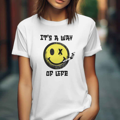 It' a way of life t-shirt for ravers. Unisex t shirt funny aesthetic t-shirts for preppy style lovers