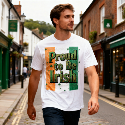 Proud to be Irish T-Shirt | Classic Fit Heavyweight Cotton Tee