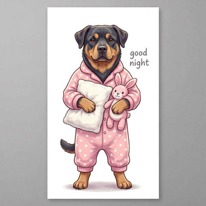Puppy Girl Good Night Ceramic Mug – Cute Gift for Dog Lovers Different puppies Customized - J & I Vision