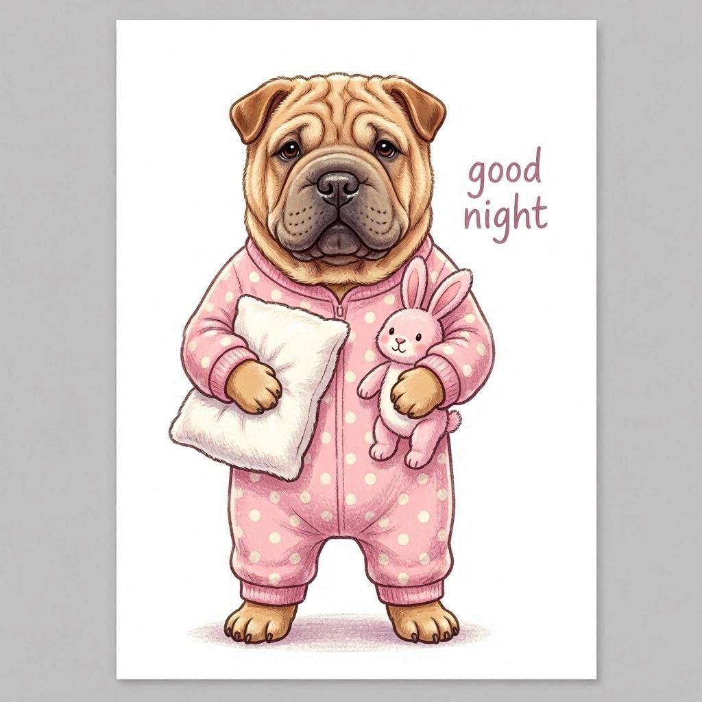 Puppy Girl Good Night Ceramic Mug – Cute Gift for Dog Lovers Different puppies Customized