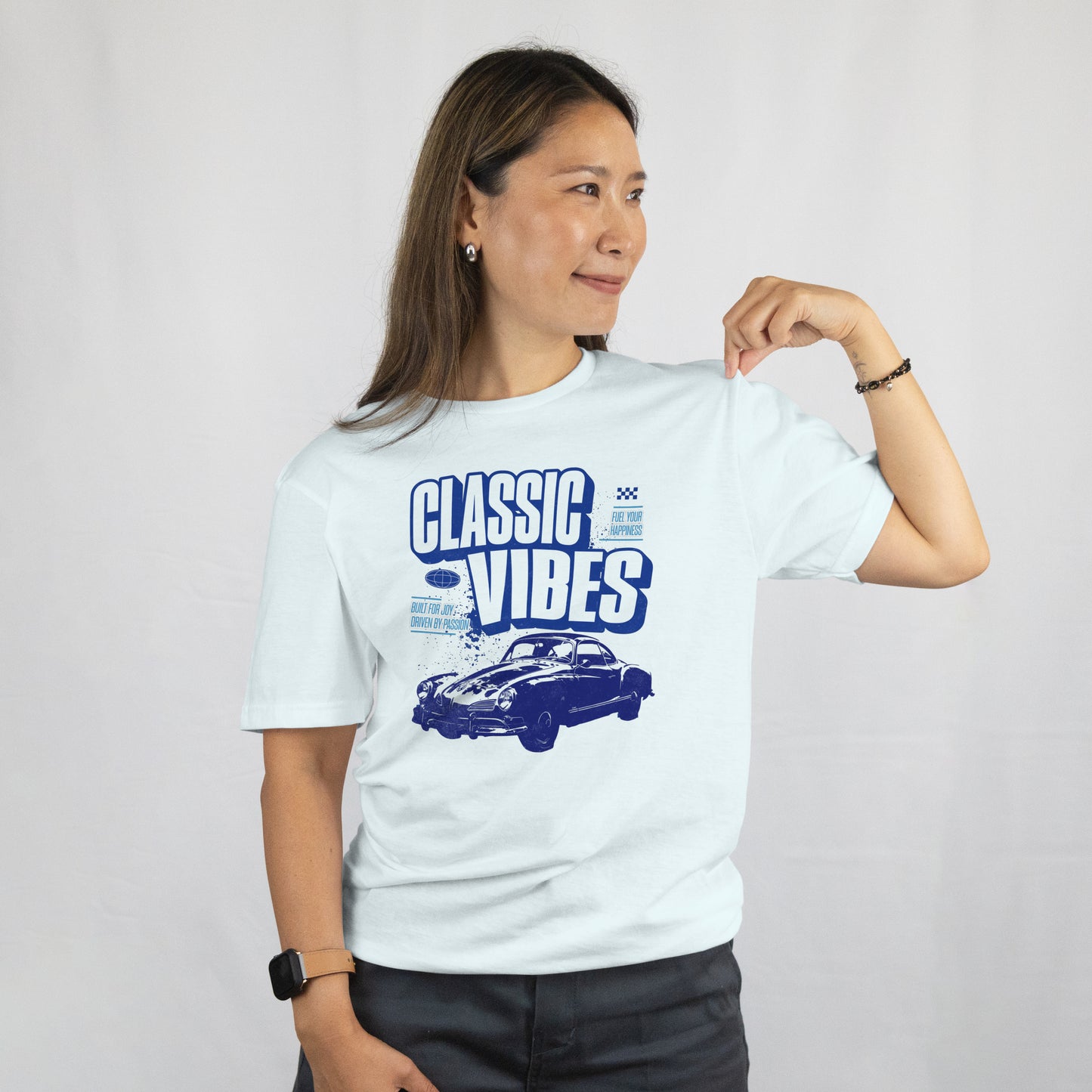 Classic vibes unisex t-shirt. Different designs - White / S / Ghia