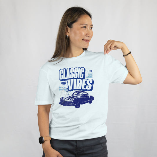 Classic vibes unisex t-shirt. Different designs - White / S / Ghia